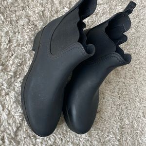 Rubber Chelsea boots